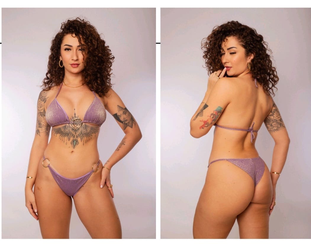 Bikini Lurex Lavanda