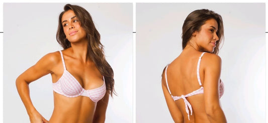 Bikini Xadrez Rosa