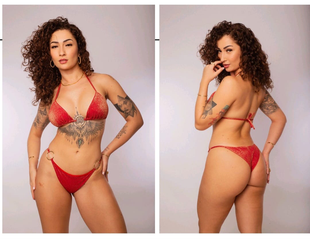 Bikini Lurex Rojo